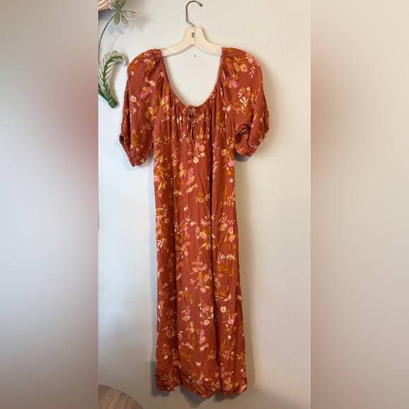 Billabong Dresses & Skirts - Billabong Rust Floral Dress